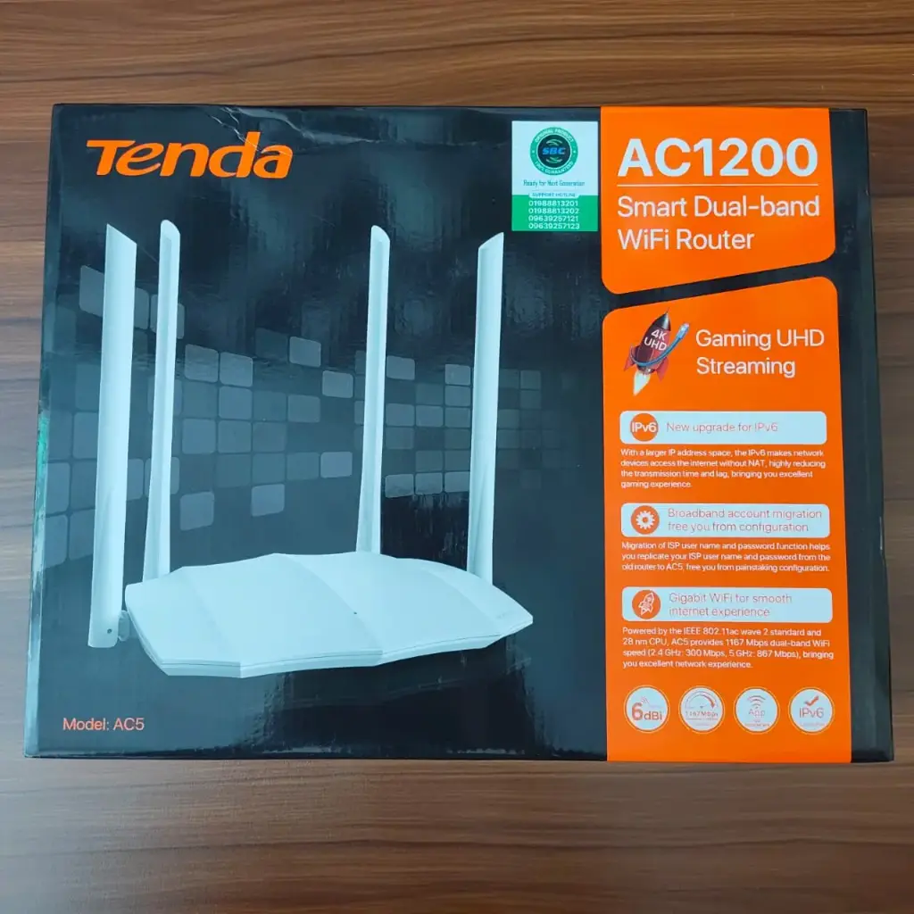 Tenda AC5 AC1200 Dual-Band WiFi Router