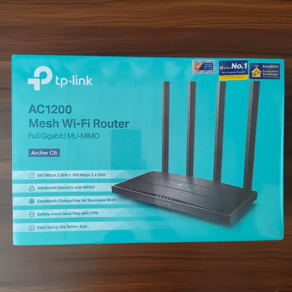 TP-Link Archer C6 AC1200 Gigabit Router