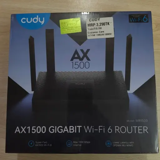 Cudy WR1500 AX1500 Dual Band WiFi 6 Mesh Router